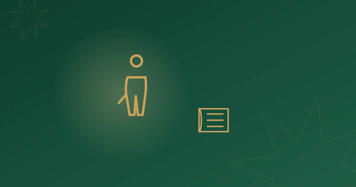 Line-art icon illustrating "Online Quran Classes for Seniors: Never Too Late", on Alhamd Academy's brand background