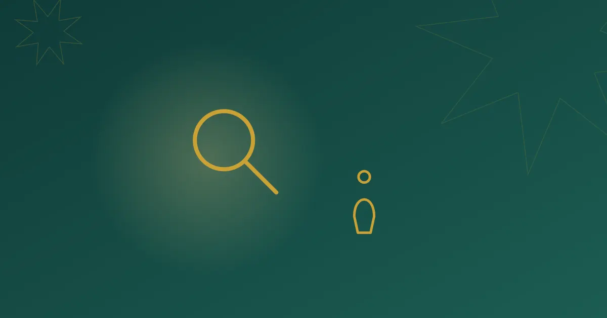 Line-art icon illustrating "How to Choose an Online Quran Tutor: 2026 Guide", on Alhamd Academy's brand background