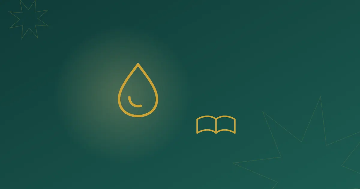 Line-art icon illustrating "How Much Quran Needed for Prayer? A Beginner's Guide", on Alhamd Academy's brand background