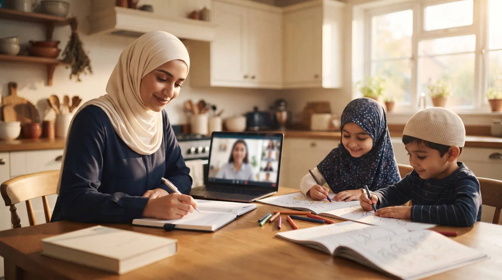 Guía de Aprendizaje del Corán Online para Madres que Educan en Casa