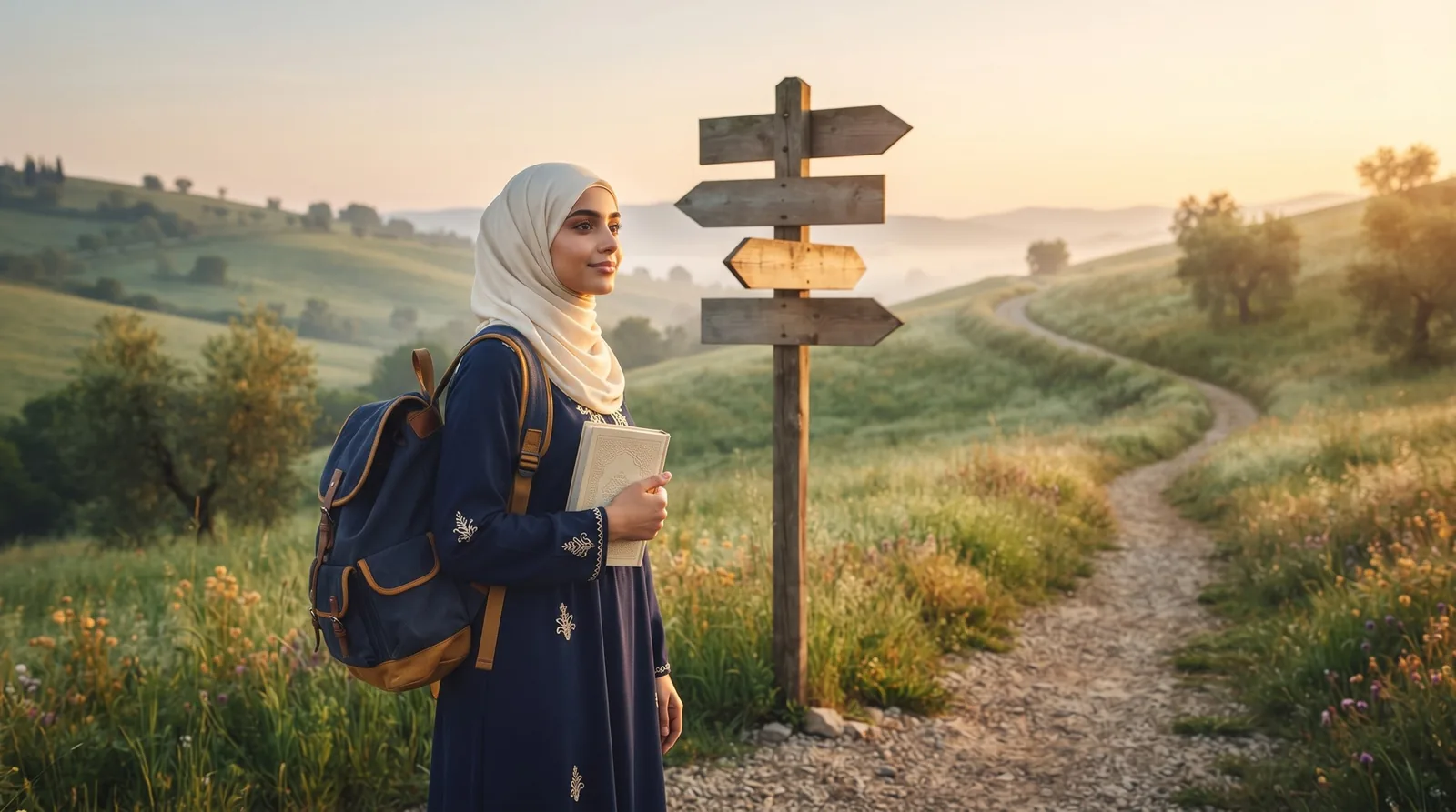 مبتدئة مستعدة لبدء رحلتها مع العربية